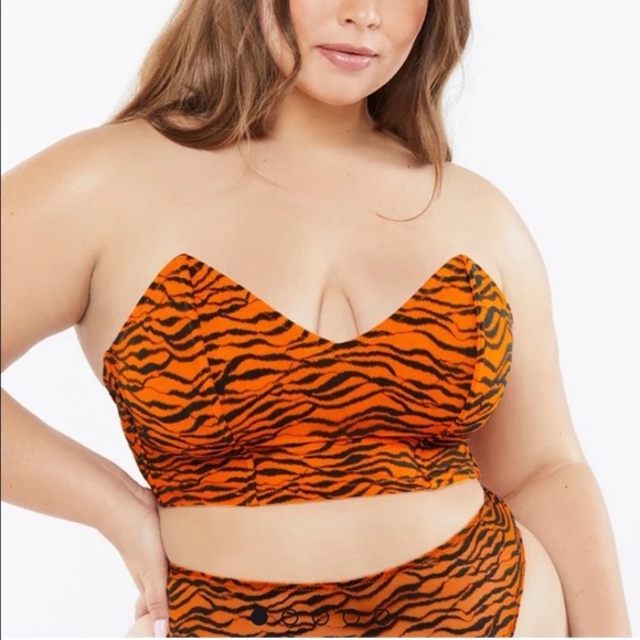 Savage X Fenty All Over Me Lace Bandeau Bralette - Picture 1 of 7